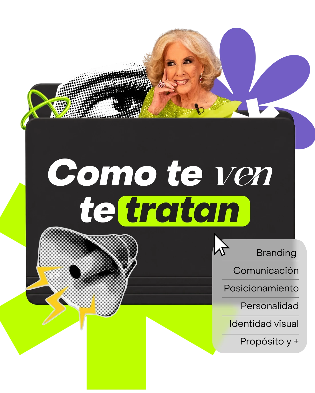 Como te ven, te tratan — ilustración del curso